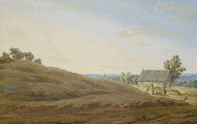 Hut with a Well on the Rugen  by Caspar David Friedrich