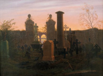 Kügelgens Mezarı, 1821-1822 by Caspar David Friedrich