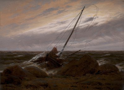 Fırtına sonrası. 1817 by Caspar David Friedrich