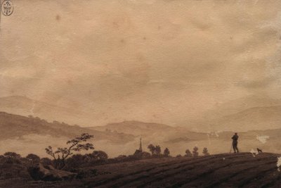 Sisli sabah by Caspar David Friedrich