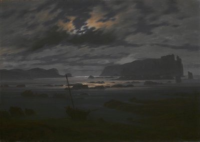 Ay Işığında Kuzey Denizi, c. 1823 by Caspar David Friedrich