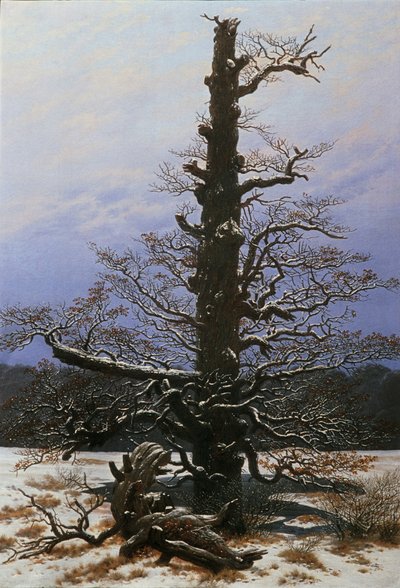 Karda Meşe Ağacı by Caspar David Friedrich