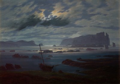 Ay Işığında Kuzey Denizi, 1823-24 by Caspar David Friedrich