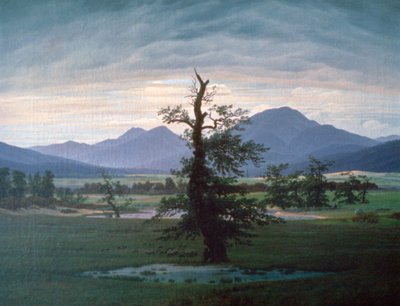 Yalnız Ağaç, 1823 by Caspar David Friedrich