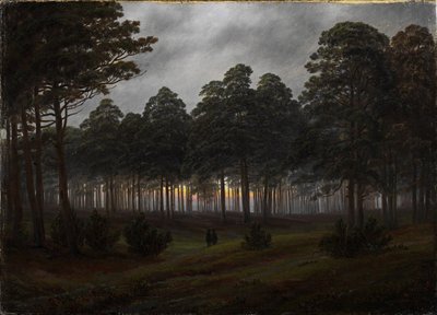 Günün saatleri: Akşam, 1821-1822 by Caspar David Friedrich