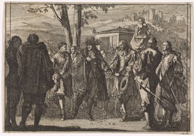 İngiltere Kralı I. Charles, İngiliz Askerleri Tarafından Yakalandı, 1647 by Caspar Luyken (attributed to)