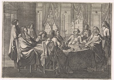 Münster Barışı sırasında Müzakereler, 1648 by Caspar Luyken (attributed to)