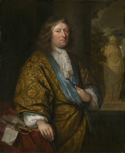 Bir Beyefendinin Portresi by Caspar Netscher