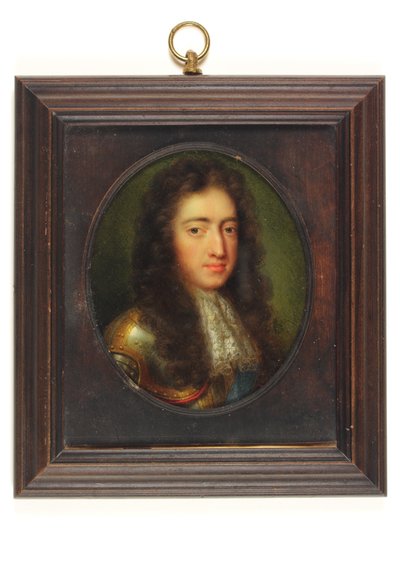 William III (parşömen üzerine suluboya) by Caspar Netscher