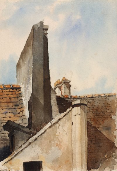 Latin Mahallesi, Paris, 1880. by Cass Gilbert