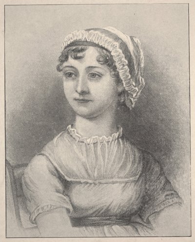Jane Austen (gravür) by Cassandra (after) Austen