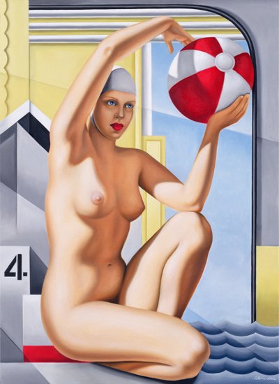 güneşe tapan II by Catherine Abel
