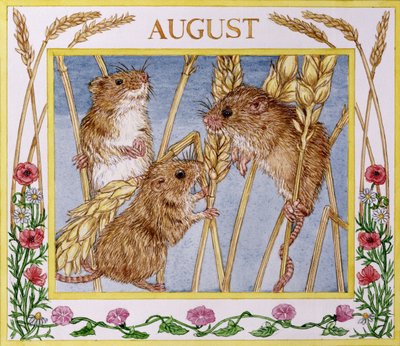 Ağustos (kağıt üzerinde wc) by Catherine Bradbury
