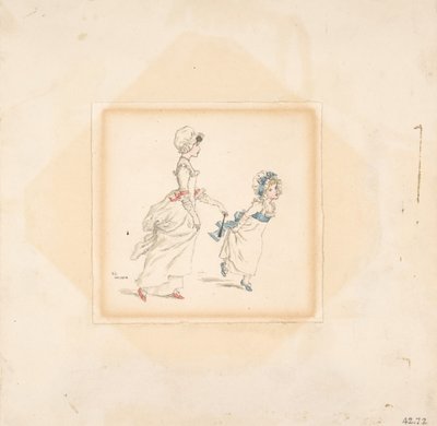 Kadın ve Çocuk, 1883. by Catherine Greenaway