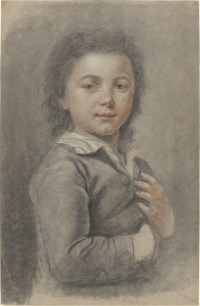 genç bir çocuk portresi by Catherine Lusurier
