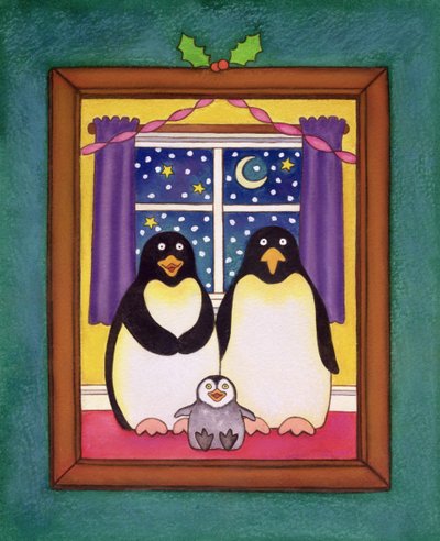 Penguen Ailesi Noeli, 1997 by Cathy Baxter