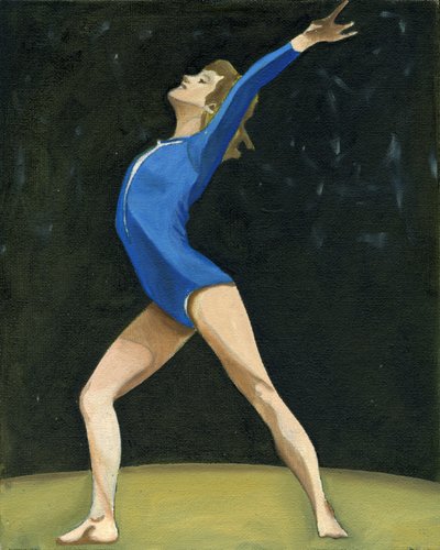 Olga, 2003 (tuval üzerine yağlıboya) by Cathy Lomax