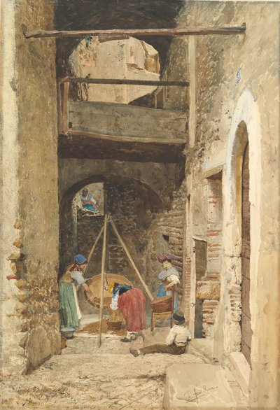 İtalyan Avlusu ve Figürler, 1843-1921. by Cavaliere Pio Joris