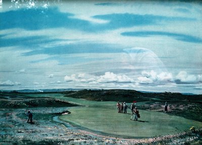Cecil Aldin 1870-1935, golf sahasının güzel sanatlar baskısı, c1920 by Cecil Charles Windsor Aldin