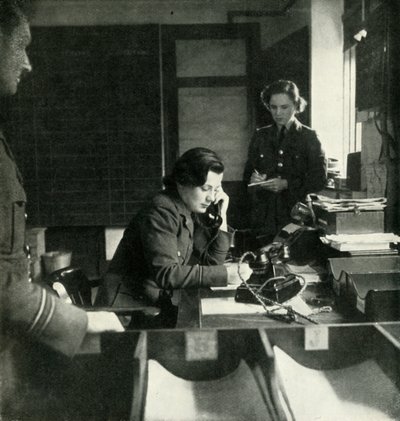 Bir İstasyon İstihbarat Odası, c1943. by Cecil Beaton