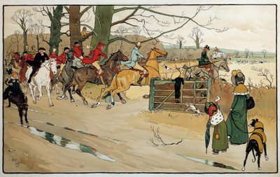 Gravür Cecil Aldin (1870 -?), İngiltere. Kol. Bölüm by Cecil Charles Windsor Aldin