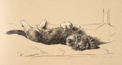 Rough Daschund Puppy Detail, 1930, Sadece Friends, Aldin, Cecil Charles Windsor (1870-1935) için kullanılan Sketch Book