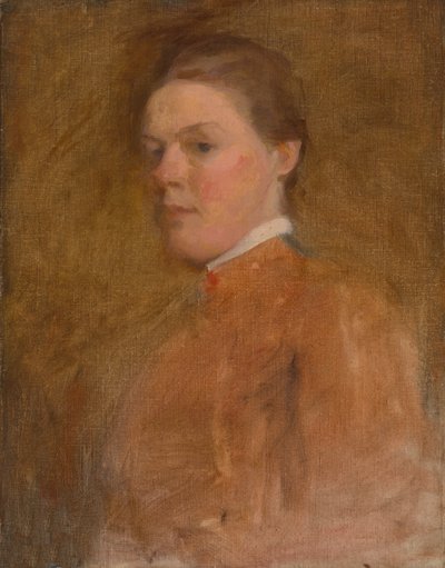 Cecilia Beaux Otoportre, c. 1889-1894. by Cecilia Beaux