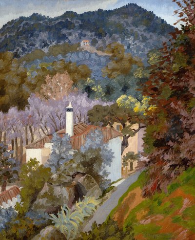 Caldas (tuval üzerine yağlıboya) by Cedric Morris