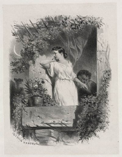 Balkonda, 1842. by Celestin Francois Nanteuil