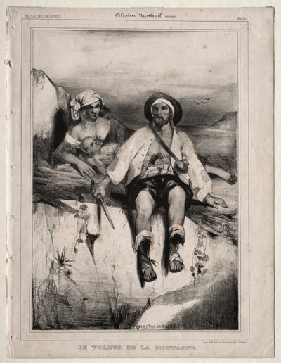 Dağdan Gelen Hırsız. by Celestin Francois Nanteuil