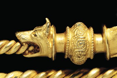 Son derece önemli La Tene savaşçı fibula, detay by Celtic