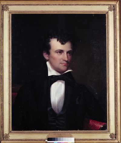 John Howard Payne tuval üzerine yağlı boya by Cephas Giovanni Thompson