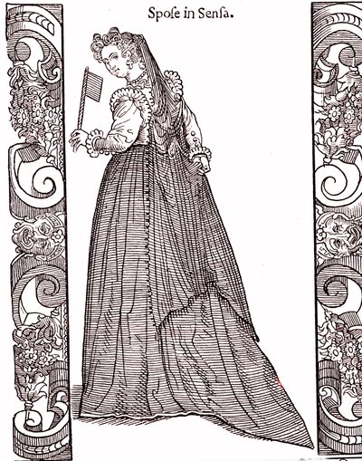 Göğe Yükseliş sırasında VENEDİK'te bir gelin by Cesare (after) Vecellio