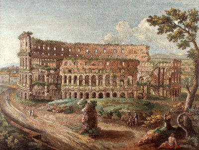 Bir çift Roma mikro-mozaik resminden biri 