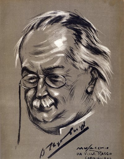 David Lloyd George (1863-1945), İngiliz politikacı. Cesare Musacchio'nun karikatürü (1882 doğumlu) by Cesare Annibale Musacchio