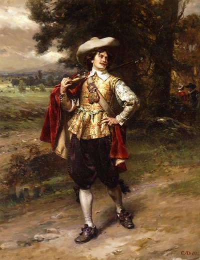 bir şövalye, by Cesare Auguste Detti