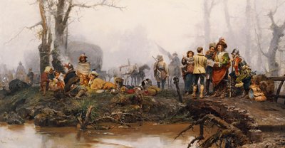 Kamp, 1878 by Cesare Auguste Detti