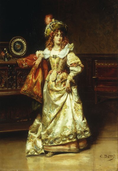 Eskortu beklemek, by Cesare Auguste Detti
