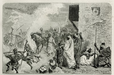 Genç bir çocuk, sünnet töreninin dönüşünde, havaya ateş açan kalabalığın ortasında, çığlık atıp tekrar eğlenirken, C.Biseo