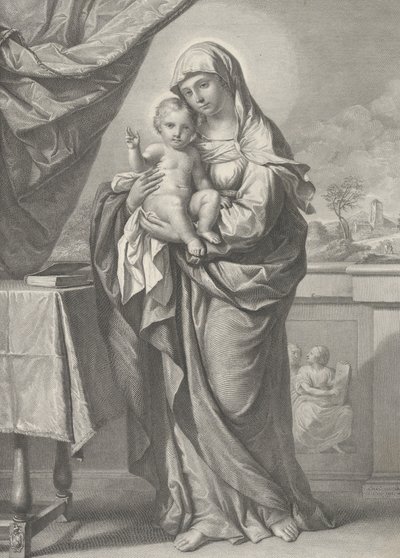 Bakire ve Çocuk, 19. yüzyıl by Cesare Ferreri