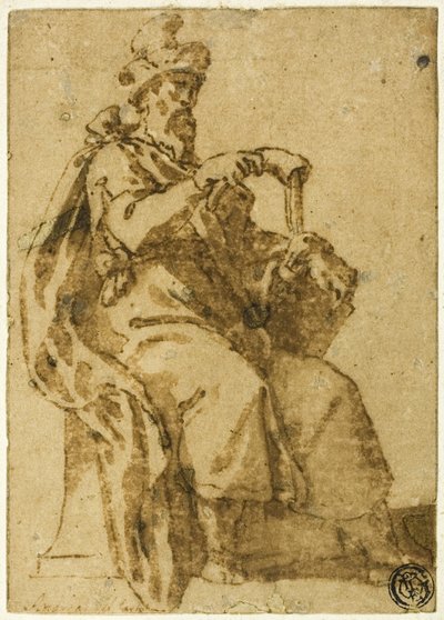 samuel tahta çıktı by Cesare Nebbia