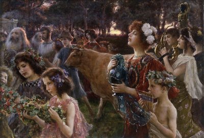 Alayı (tuval üzerine yağlı boya) by Cesare Saccaggi