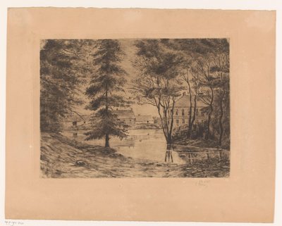 Ghlin Kalesi by Ch. Perrin (signed by artist)