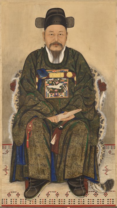 Genç Bir Subayın Portresi by Chae Yongshin (Korean