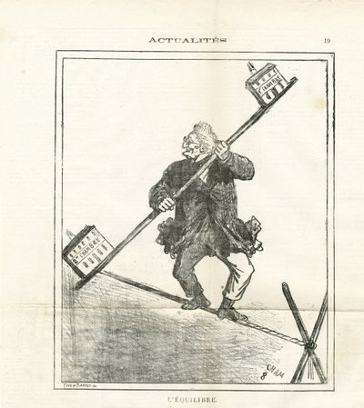 Cham'ın (1819-1879) Le Charivari'deki çizimi by Amédée de Noé