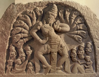 On altı kollu Shiva dansı by Cham School