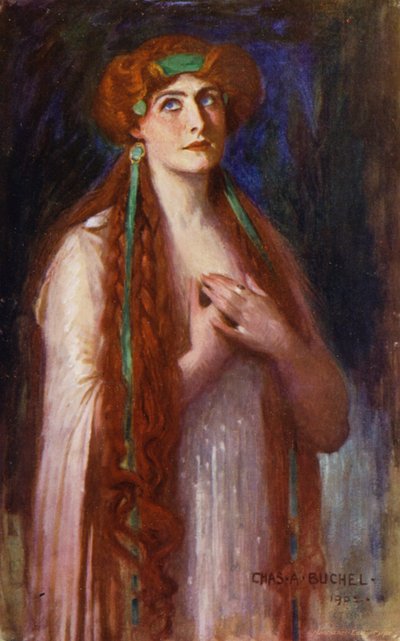 Calypso, Bayan Nancy Price (renkli taş) by Charles A. Buchel