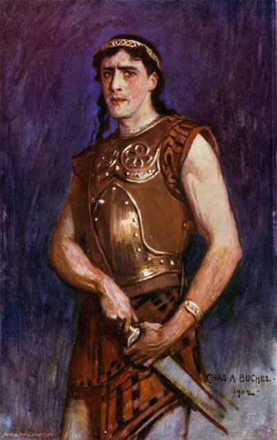 Telemachus, Bay Gerald Lawrence (renkli taş) by Charles A. Buchel