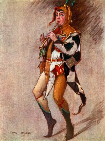 Onikinci Gece: Feste, Palyaço, Bay Courtice Pounds (renkli taş) by Charles A. Buchel