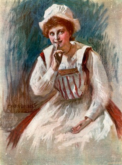 On İkinci Gece: Maria, Bayan Zeffie Tilbury (renkli taş) by Charles A. Buchel